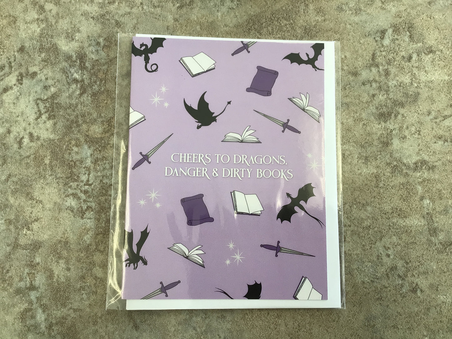 CCL - 067 Cheers to Dragons, Danger & Dirty Books card