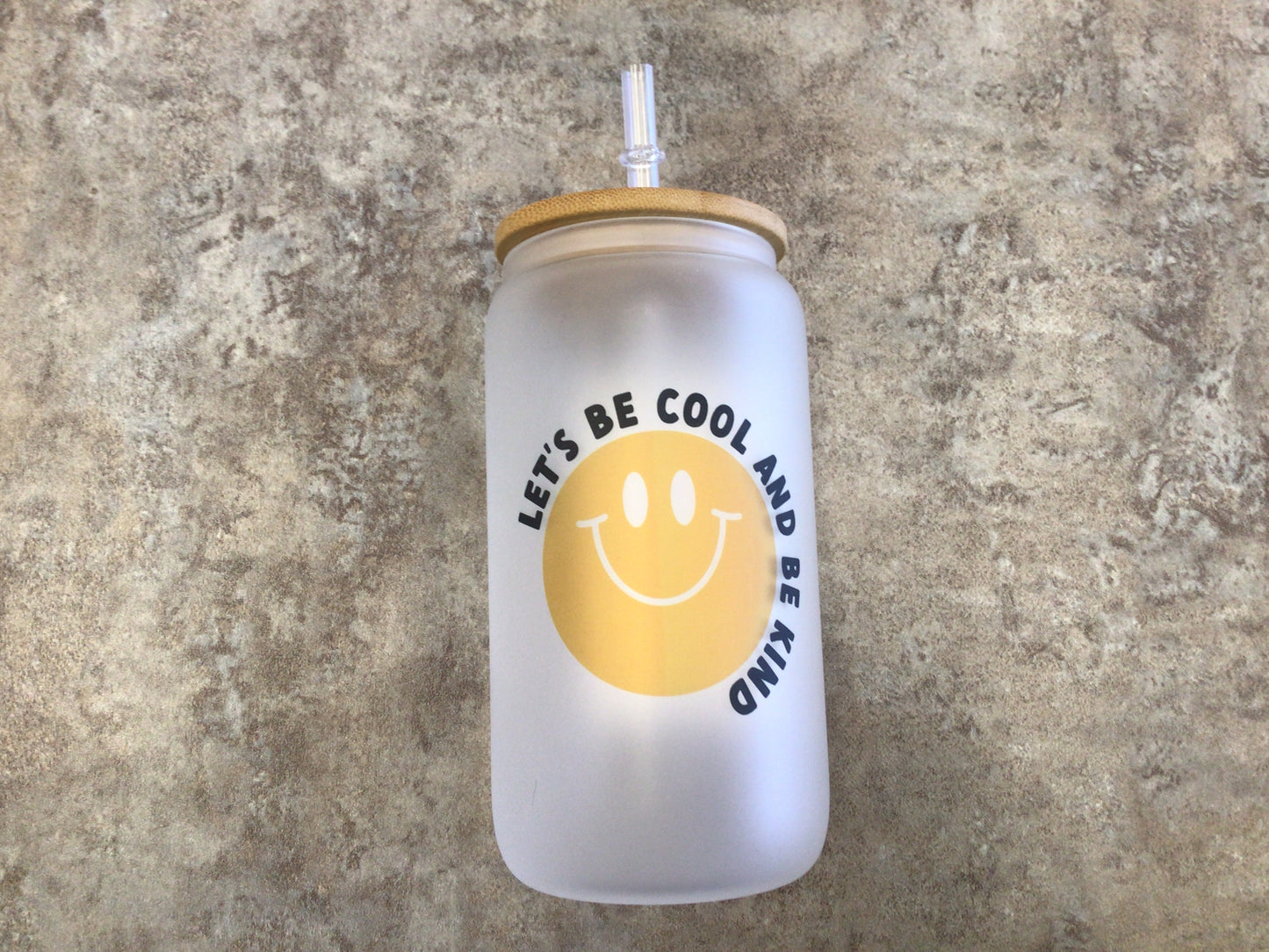CCL - 800 Be Cool & Kind Glass Tumbler