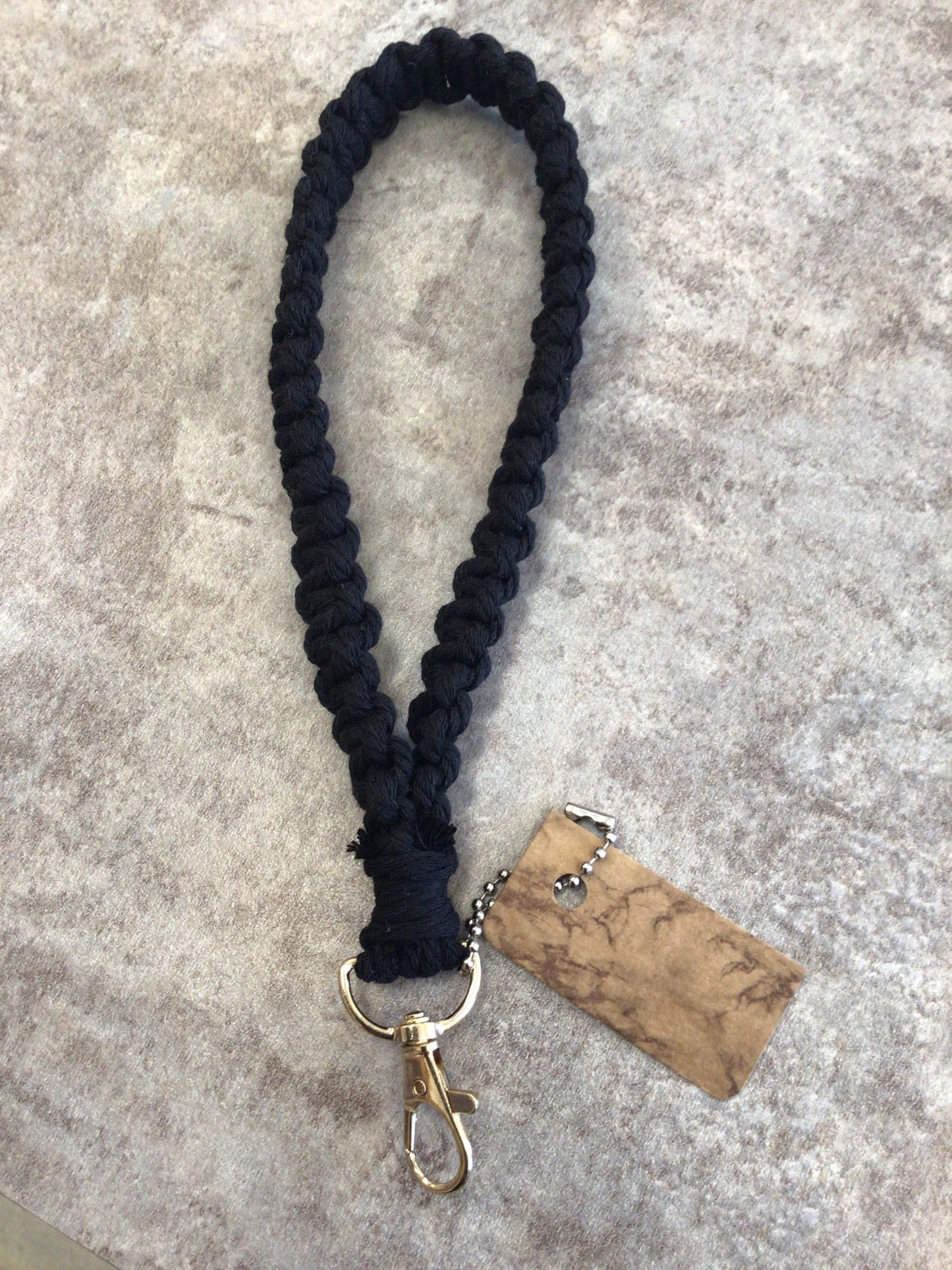KH-15 Macrame Keychain (Black)
