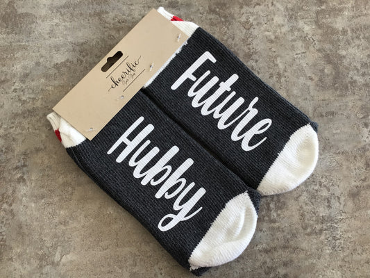 CSS162 “Future Hubby” Socks (Dark Grey)