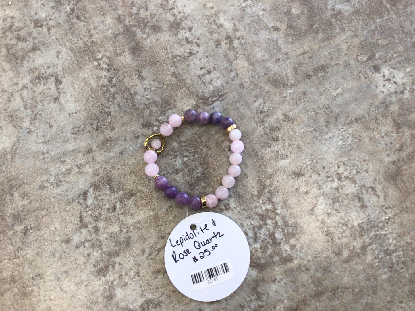 KH-Lepidolite Rose Quartz & Rose Quartz