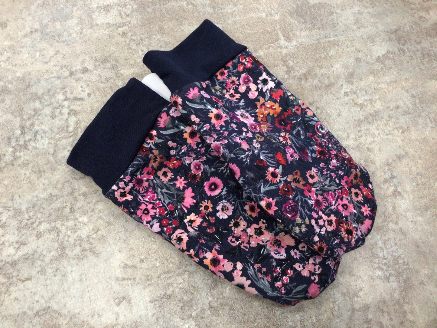 OAC- Youth Purple Floral Mittens