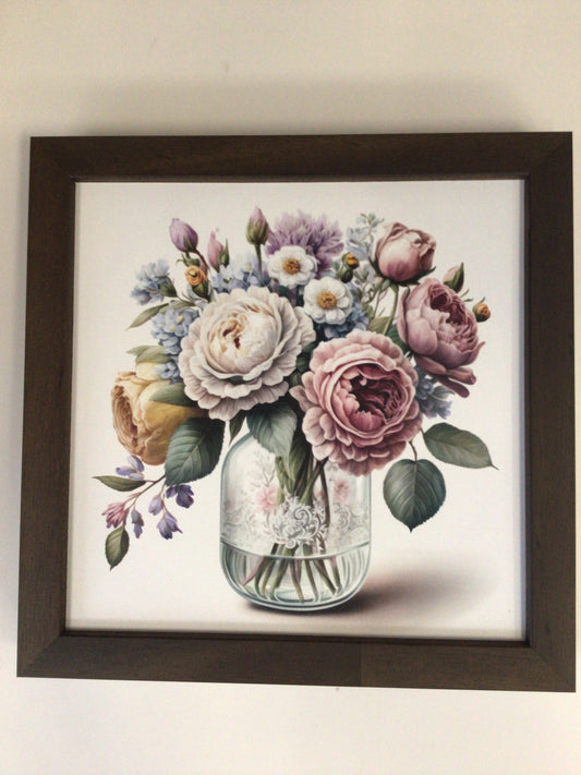 WHD - Countey Bouquet - 8X8” sign