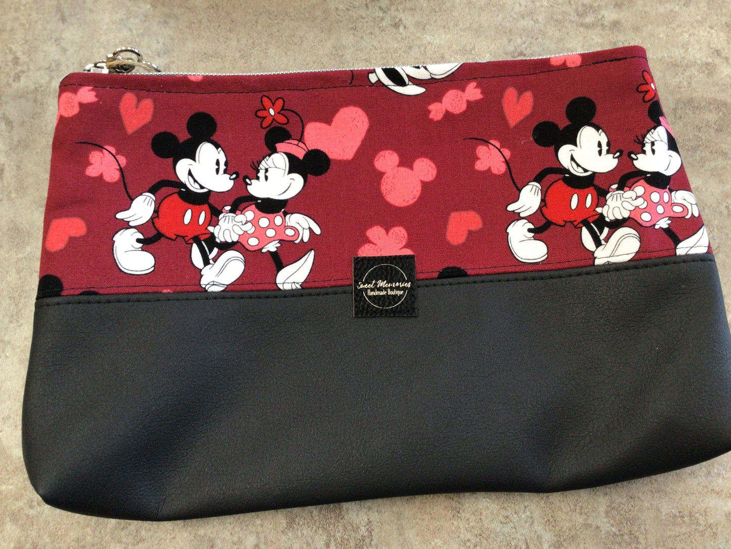 SWE-61 Mickey & Minnie Large Pouch