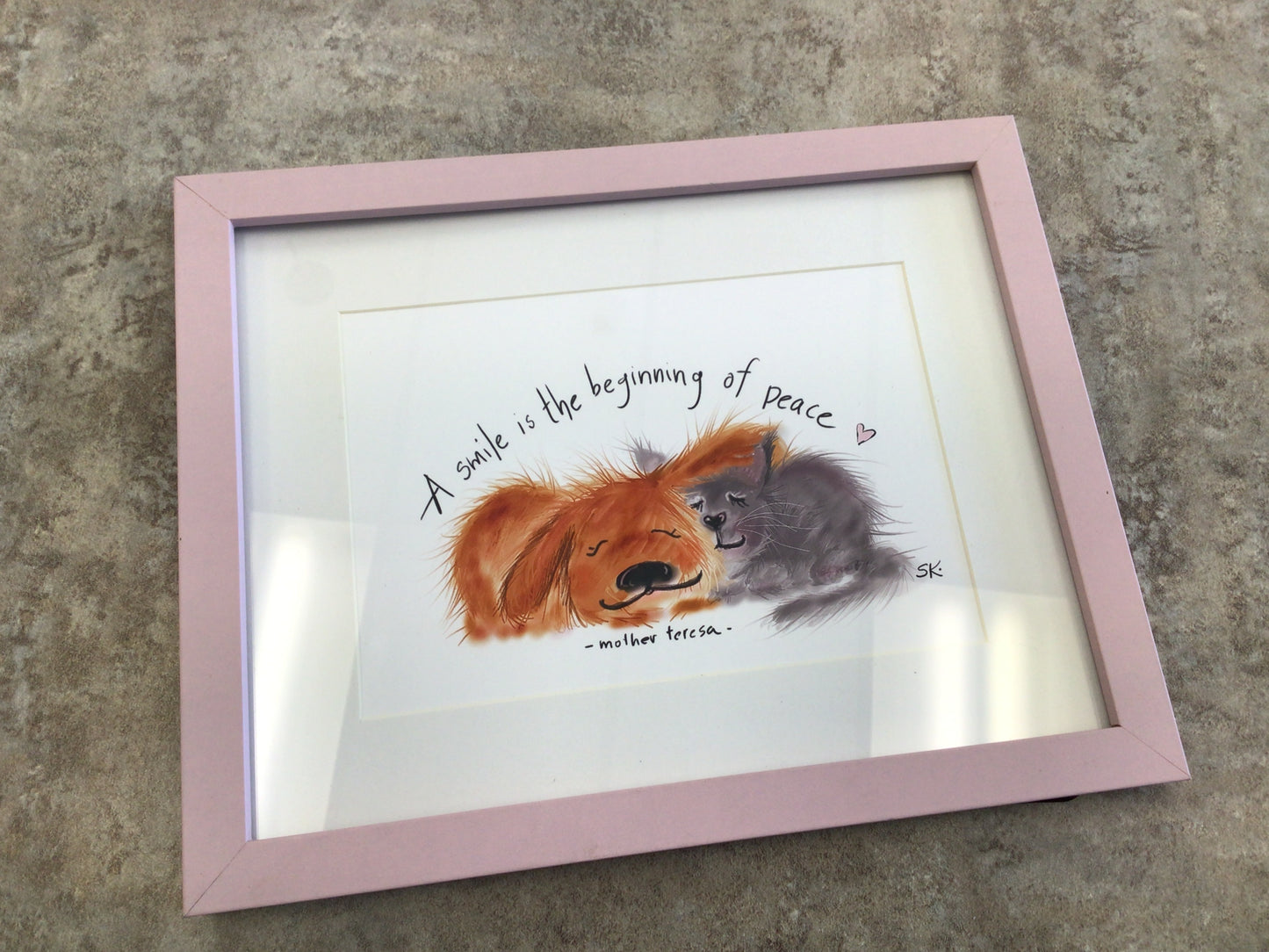 KS-61 8x10 Framed Print - Smile