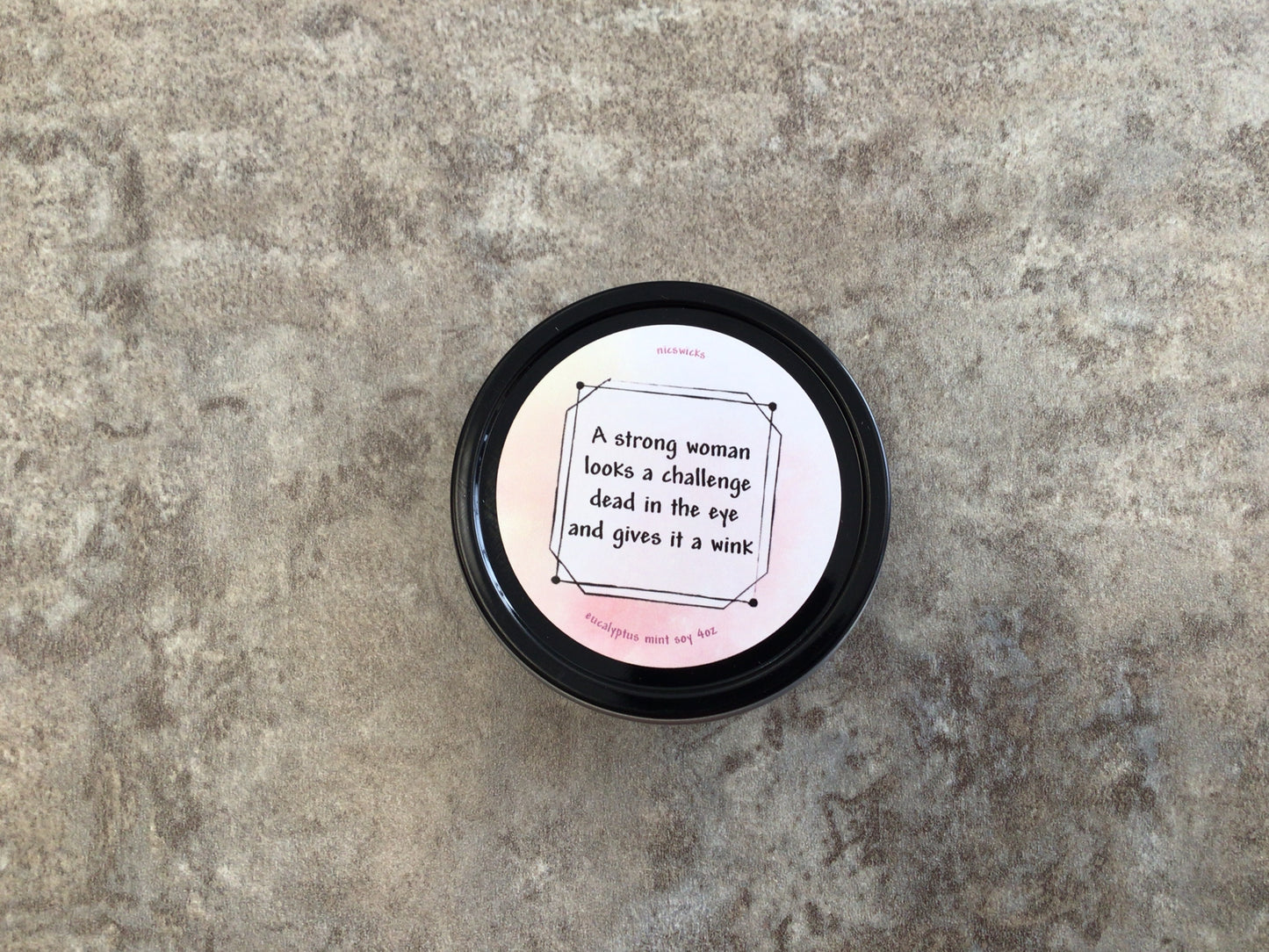 NW - Strong Woman Eucalyptus Mint 4 oz Soy Candle