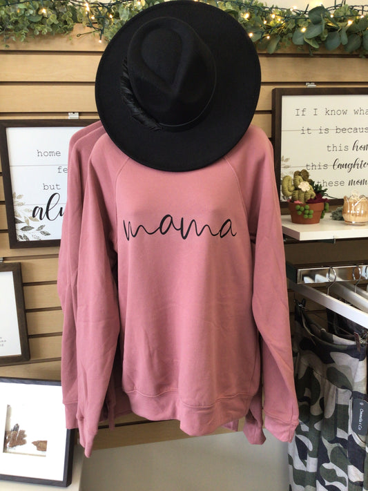 TCK - Customizable Dusty Rose Mama Sweater