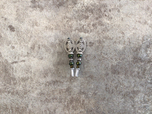 PEG - 01 Green Beads Crib Pegs