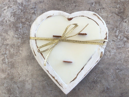 FM - Denim Heart Candle