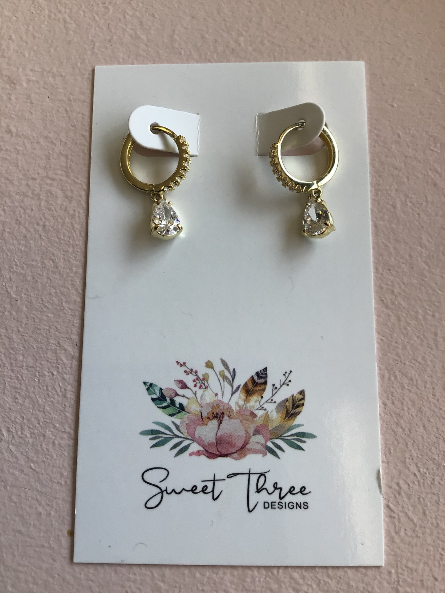 STD - Eternity Hoop Earrings - Gold