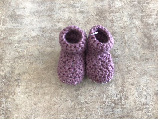 TCK - Purple Booties 6-12 months