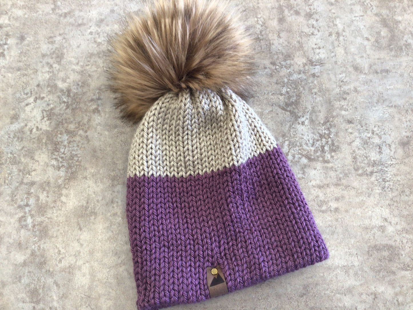 WRD-03 Toddler Toque - Purple Stripe