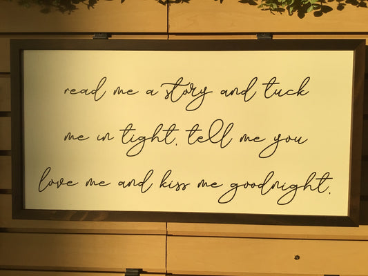 WHD - read me a story sign