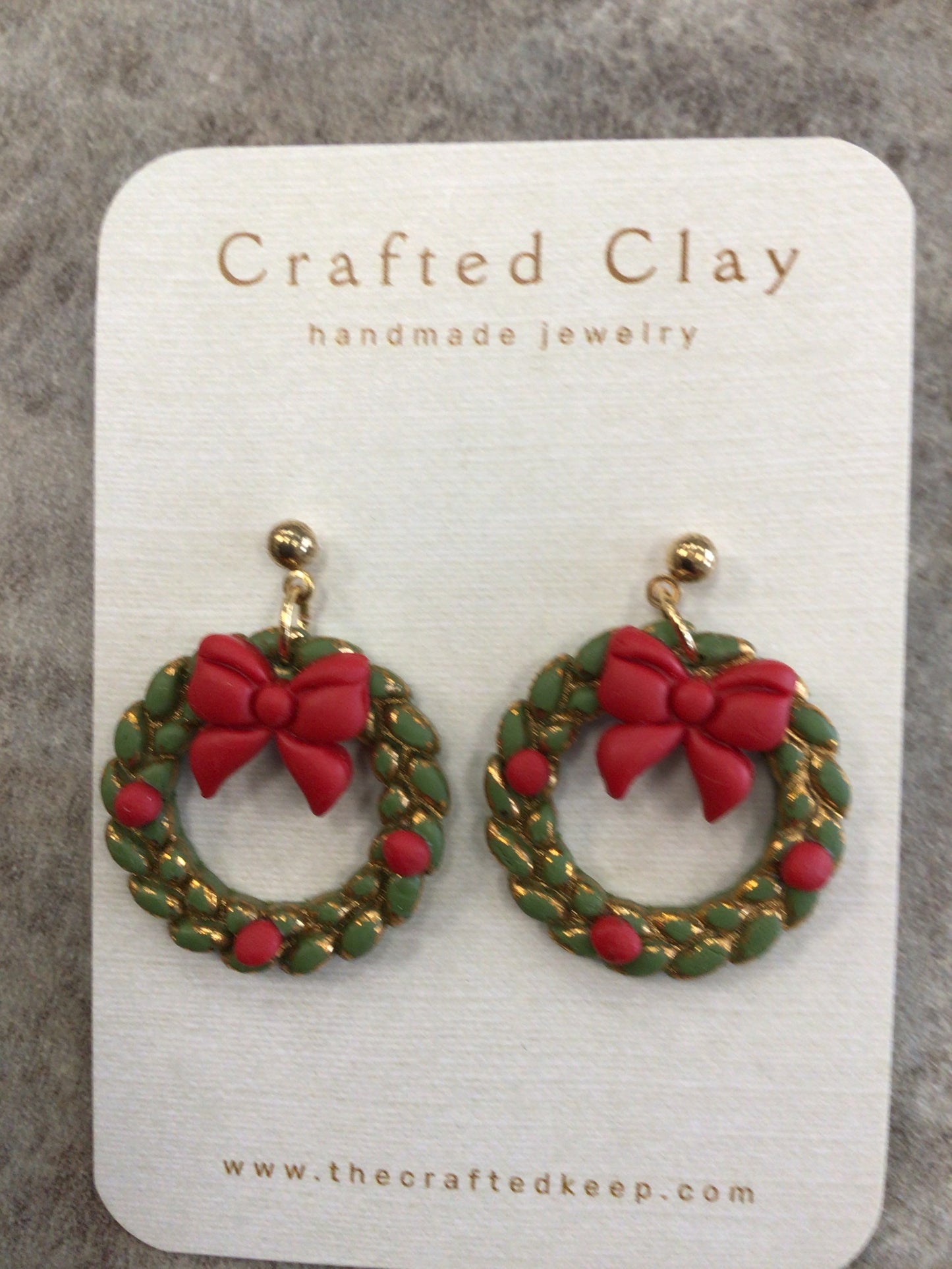 CJ - Wreath Earrings