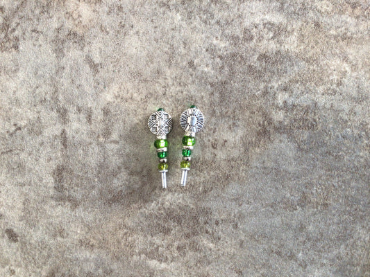 PEG - 01 Green Beads Crib Pegs