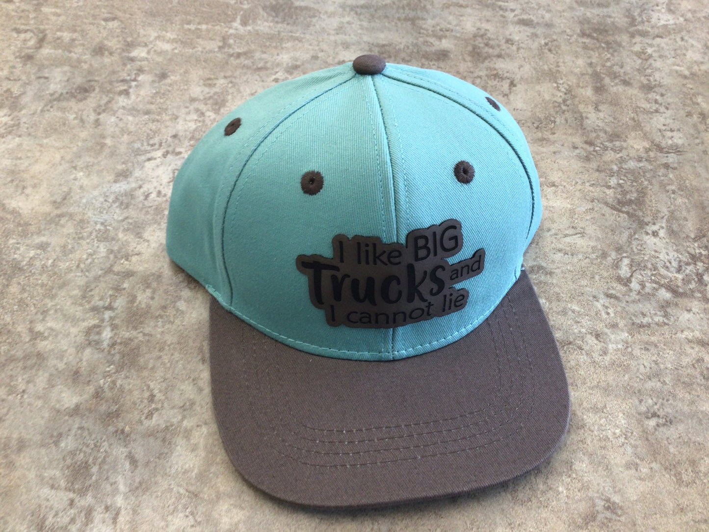 LAS-01 Kids Patched Hats - Turquoise