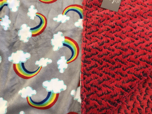 WWC-01 Baby Minky Blanket - Rainbow