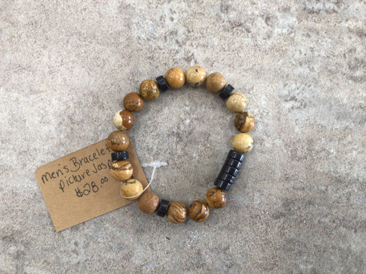 KH-Picture Jasper Men’s Bracelet