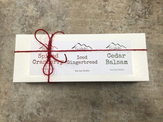 FM Christmas Box Set - Spiced Cranberry - Iced Gingerbread - Cedar Balsam