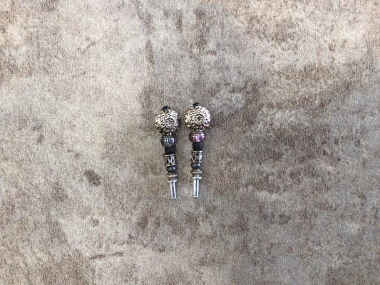 PEG - 01 Black Beads Crib Pegs