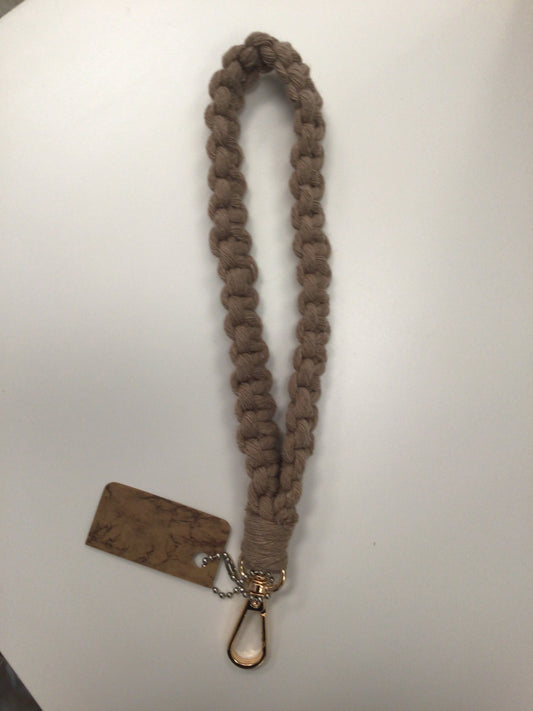 KH-15 Macrame Keychain (Tan)