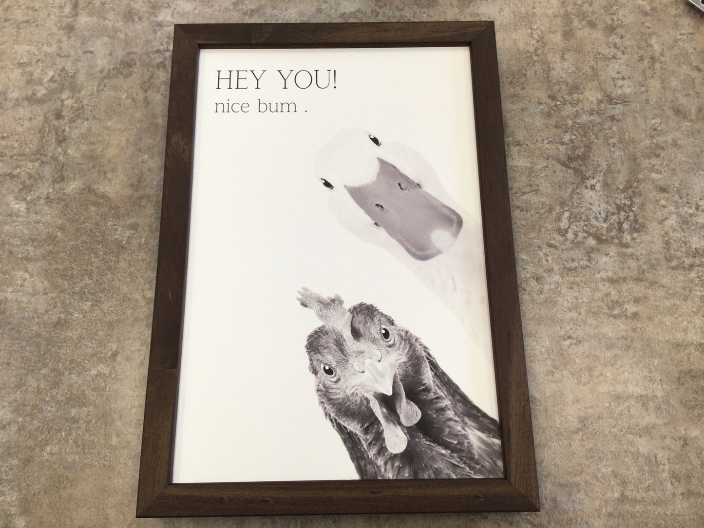 WHD Hey You, Nice Bum Bathroom Sign Day 238