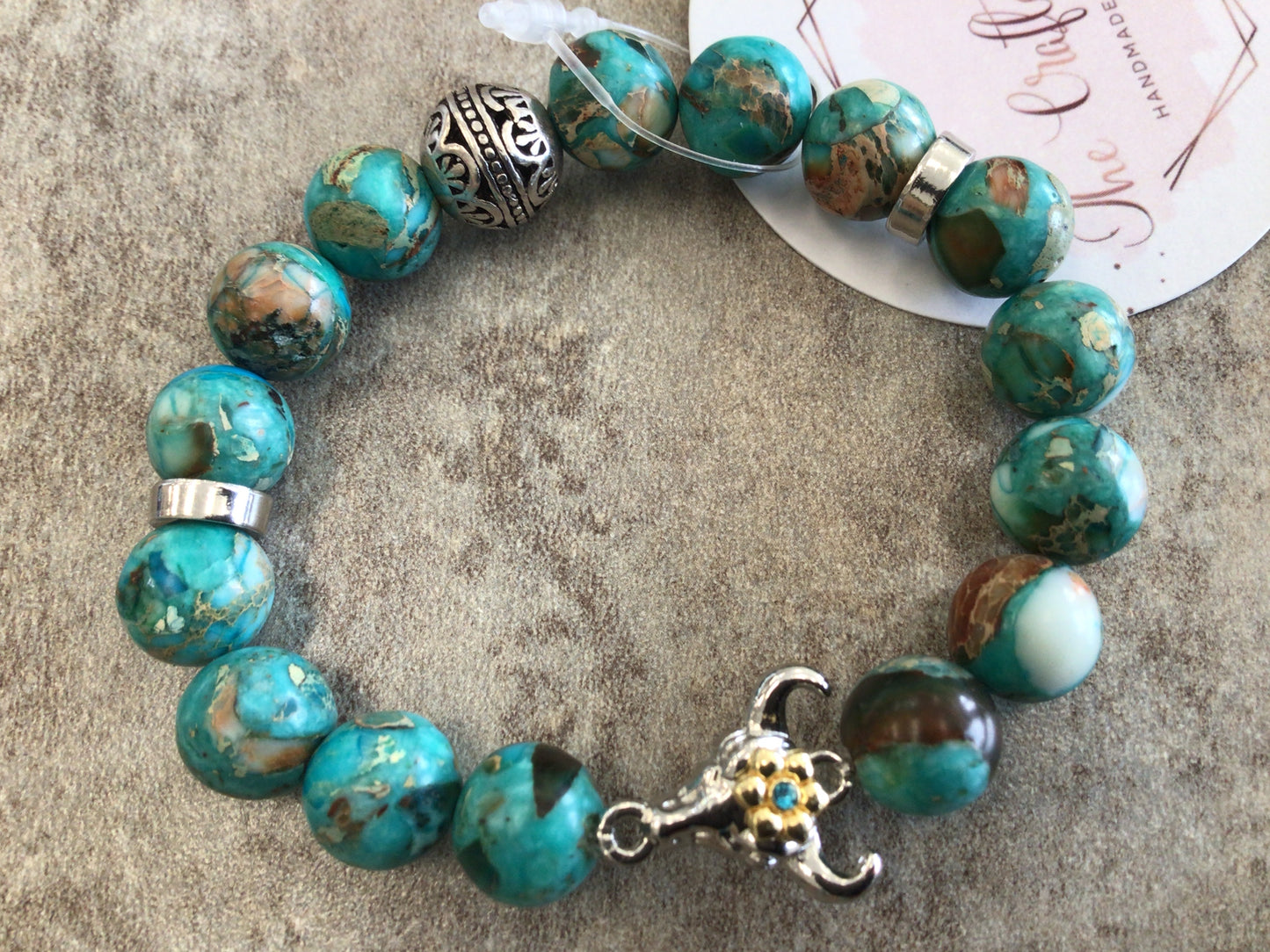 KH - Dyed Imperial Jasper Bracelet