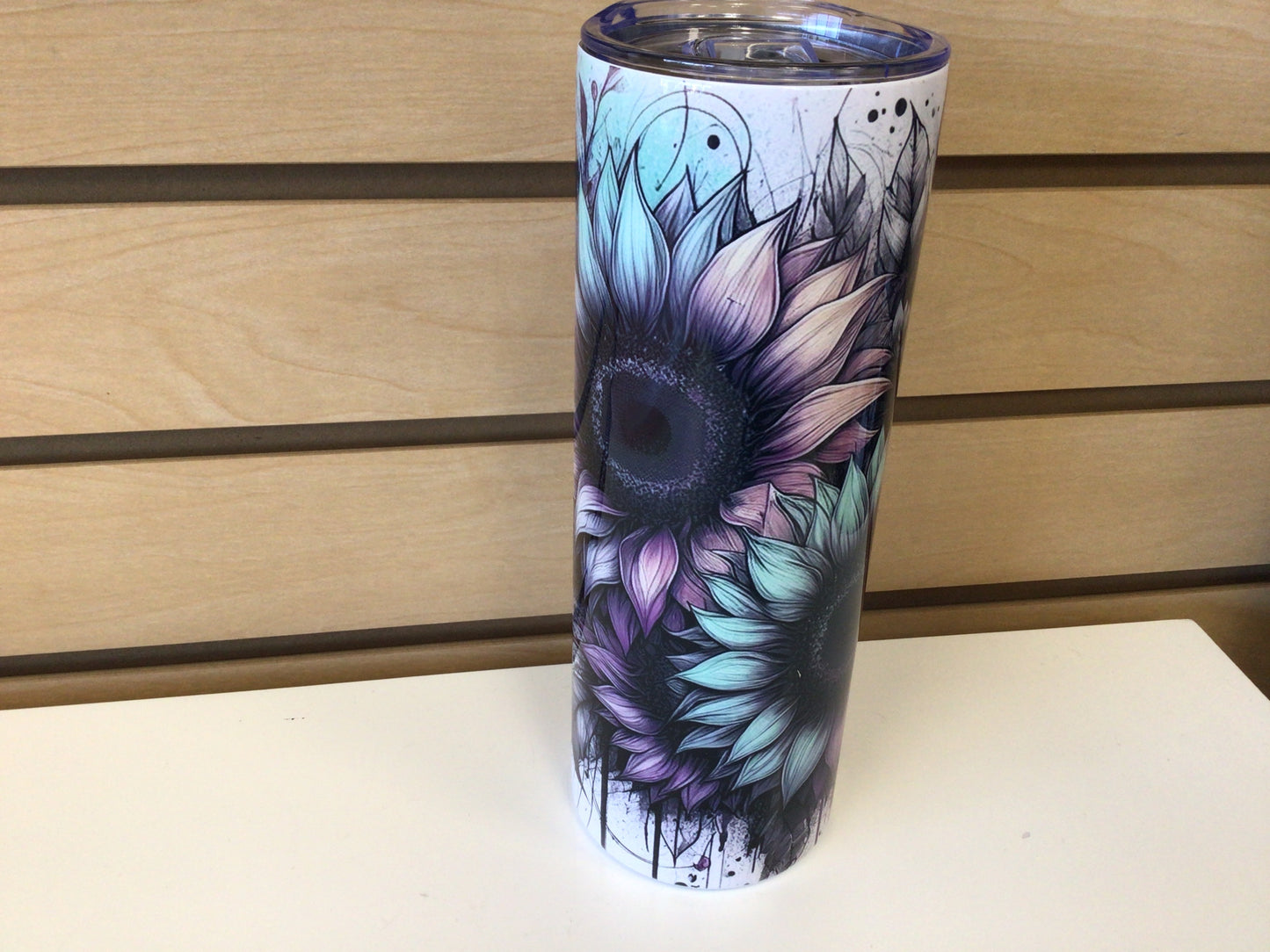 TCK - 20oz Tall Tumbler - Pastel Sunflowers