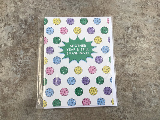 CCL - 266 Still Smashing it birthday card