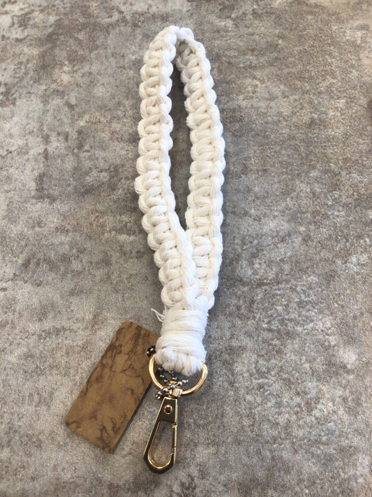KH-15 Macrame Keychain (Ivory)