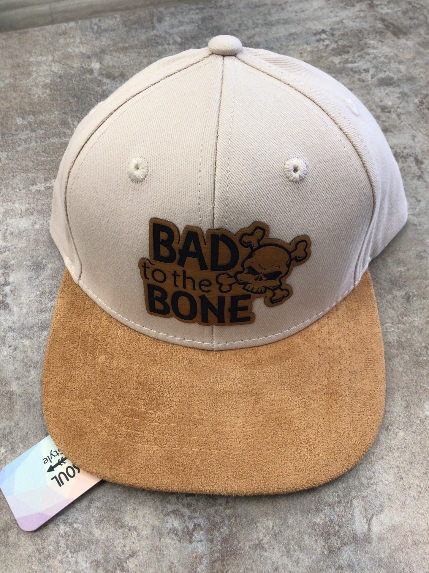 LAS-01 Kids Patched Hats - Beige Tan
