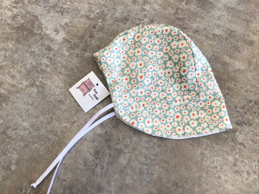 PPC - 18-24 months green flower bonnet