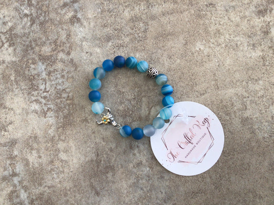 KH - 24 Kids Bracelet Stripe Agate