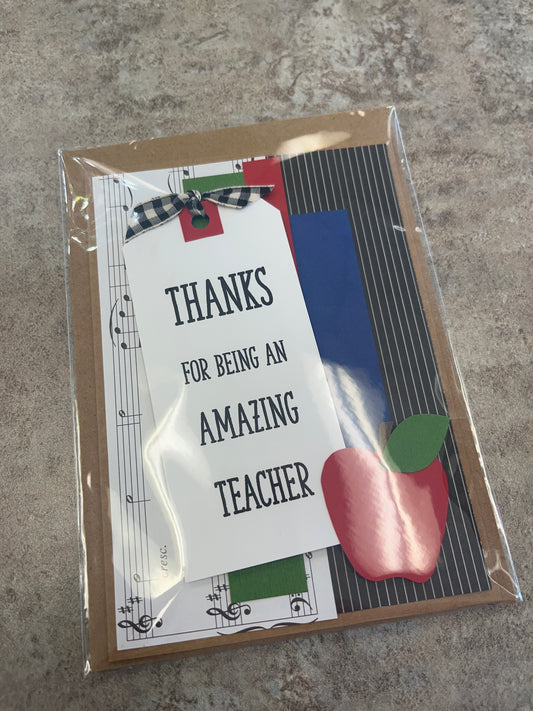 IBP- Amazing teacher music notes card