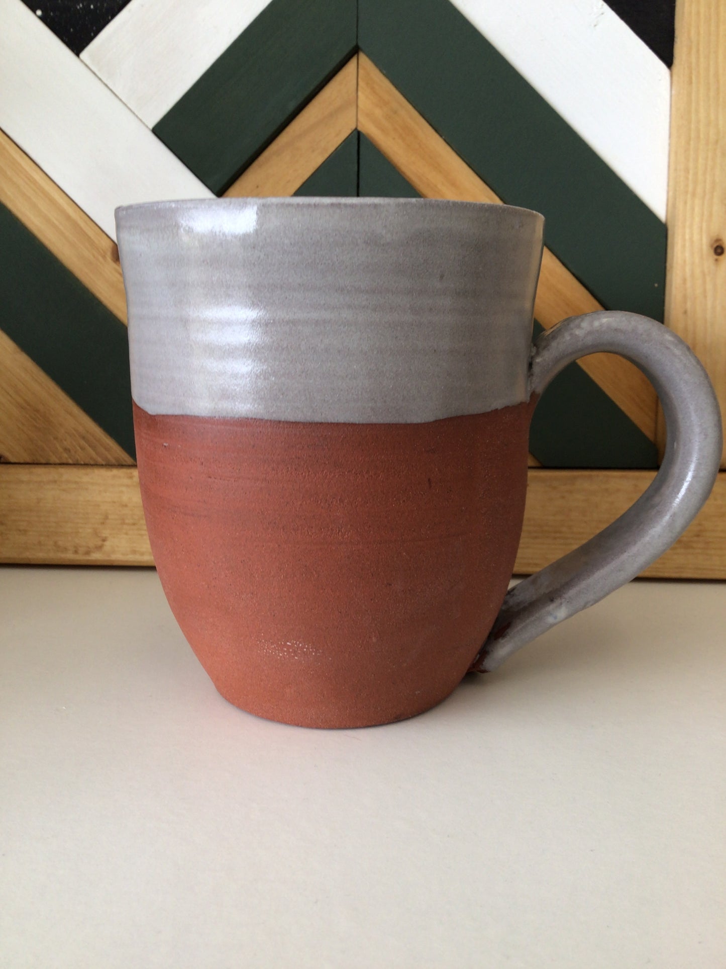 EPP2020 - Large Grey/Terracotta Mug