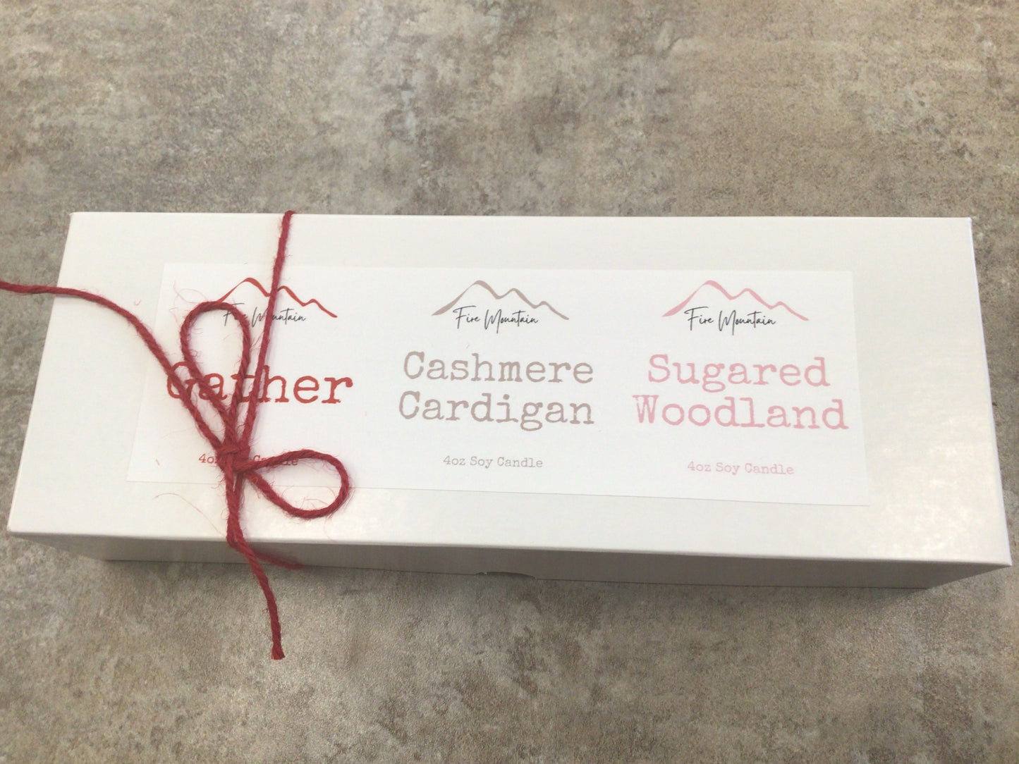 FM - Christmas Box Set - Gather-Cashmere Cardigan-Sugared Woodland