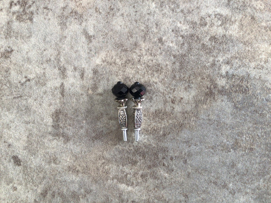 PEG - 01 Black Jewel Crib Pegs