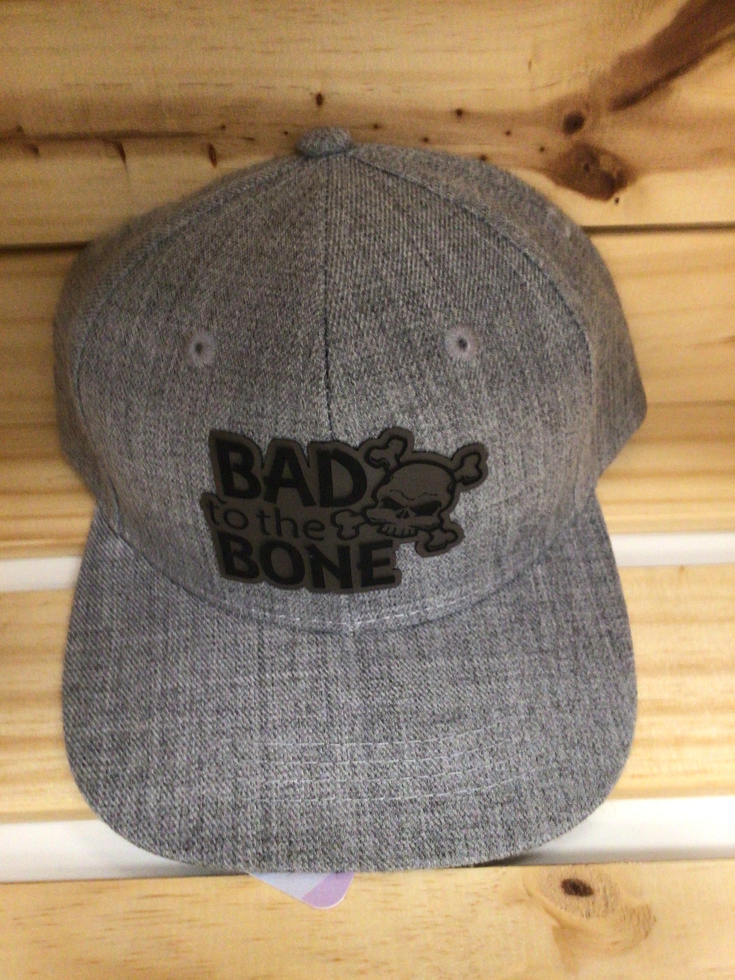 LAS-01 Kids Patched Hats - Tweed Grey
