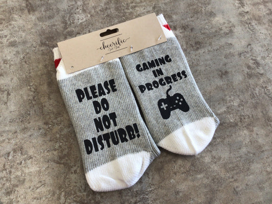 CSS125 “Gaming” Socks (Light Grey)
