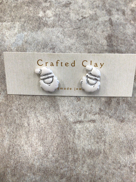 CJ - Santa Earrings