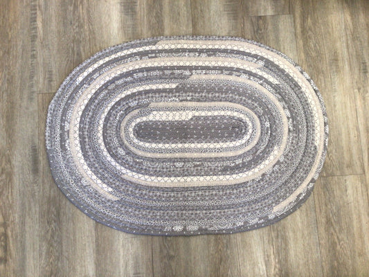 HSD0443S - Jelly Roll Rug Grey/White