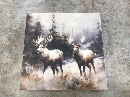 WHD Rustic Block Moose