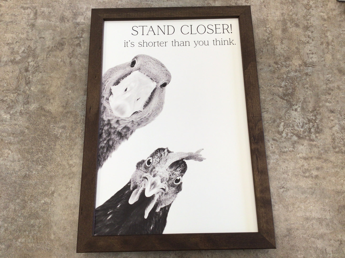 WHD Stand Closer Bathroom Sign Day 241