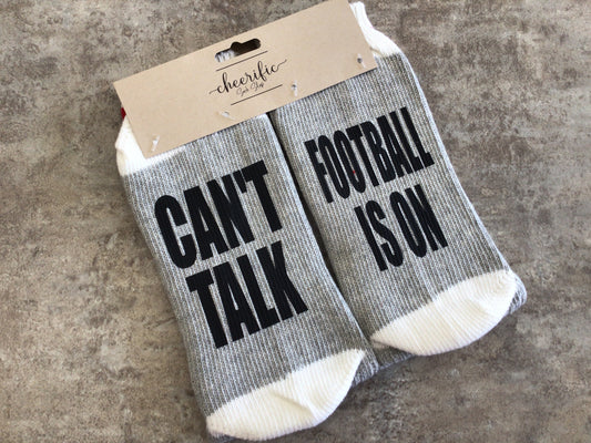 CSS145 “Football Socks (Light Grey)