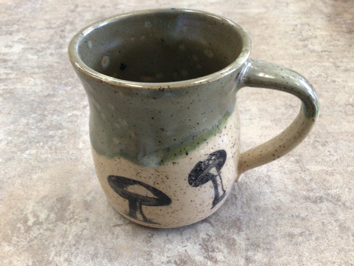 WWP - Mushroom Mug Green