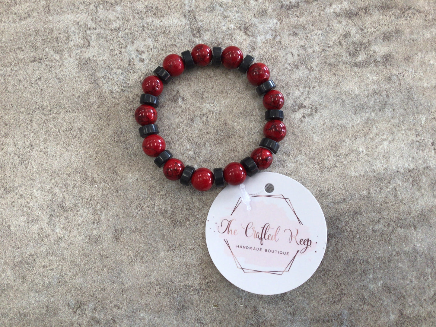 KH - Quartz & Heishi Clay Bracelet
