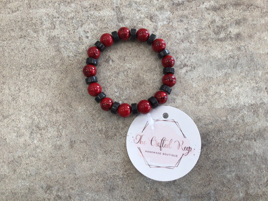 KH - Quartz & Heishi Clay Bracelet