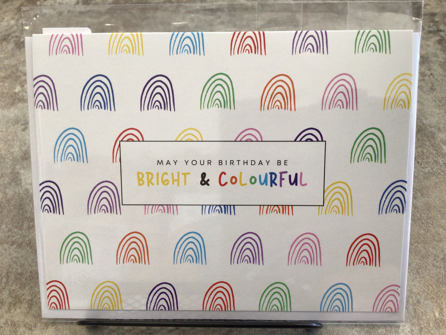 CCL047 - MAY YOUR BIRTHDAY BE BRIGHT & COLOURFUL