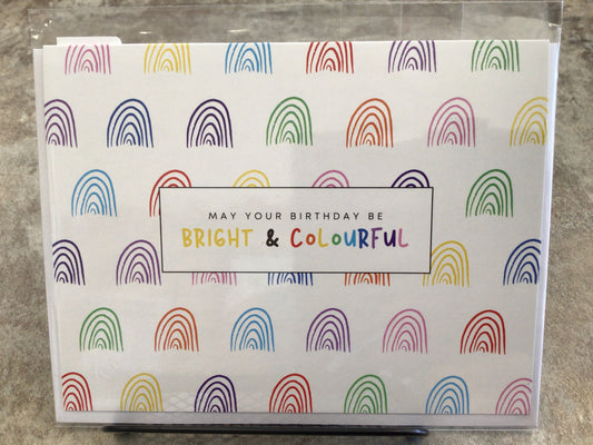 CCL047 - MAY YOUR BIRTHDAY BE BRIGHT & COLOURFUL