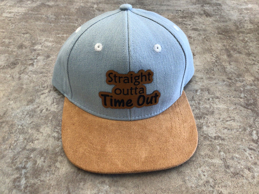 LAS-01 Kids Patched Hats - Denim